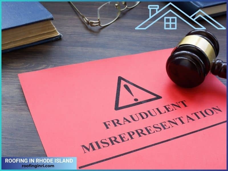 Papers about fraudulent misrepresentation in the court