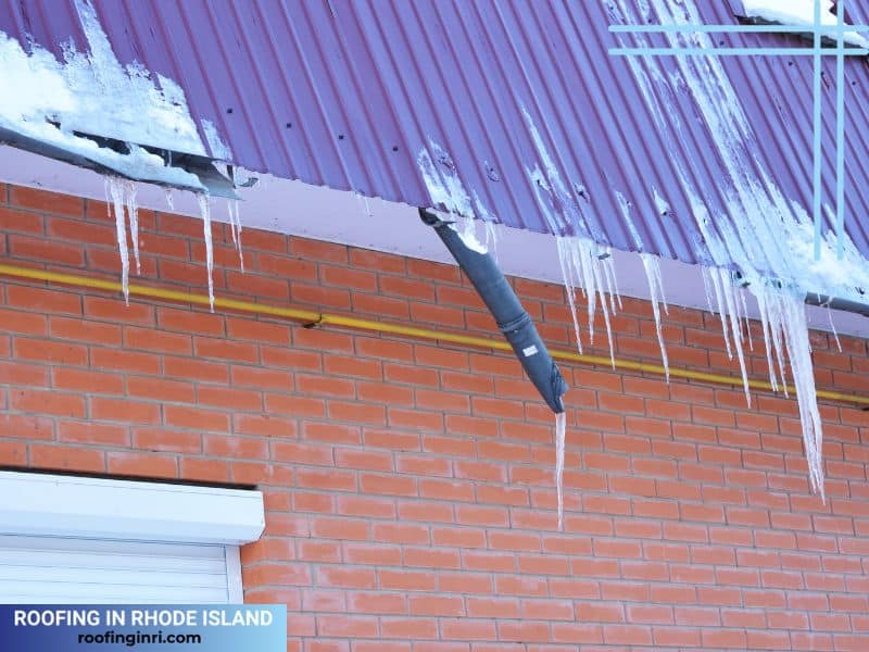 Roof Damaged by Ice