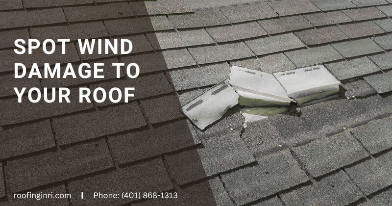 Spot wind damage to your roof