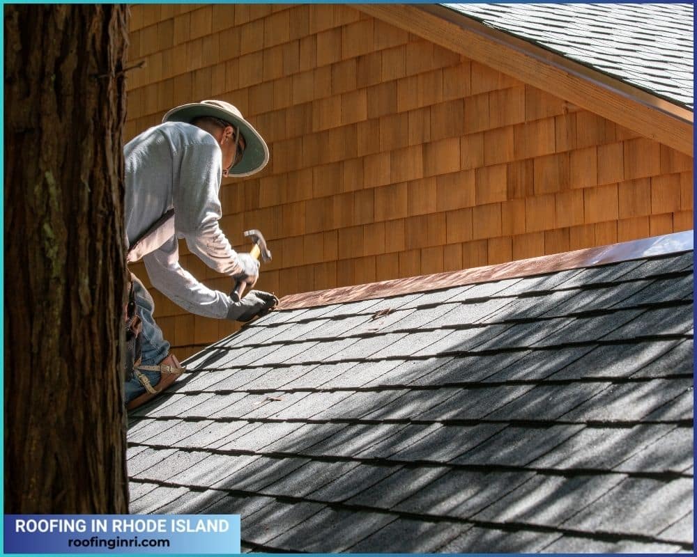 Installing copper flashing on a new shingle roof