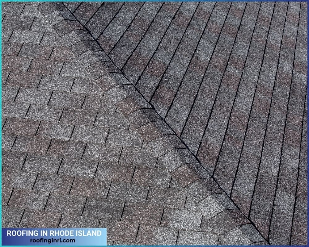 Roofing shingles, cleaned roof