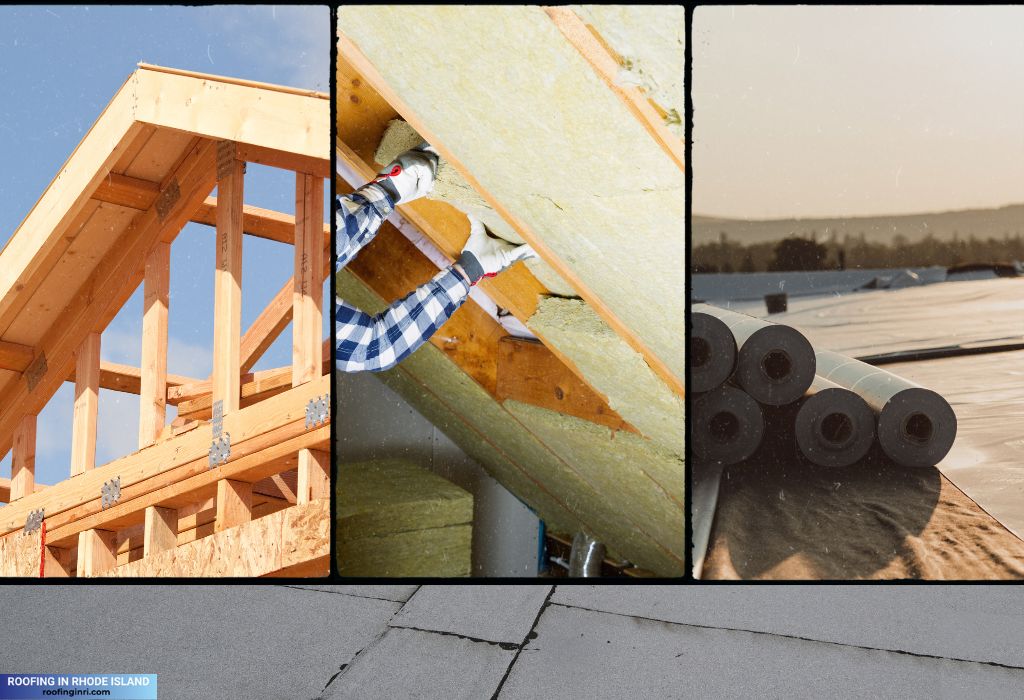 components of a hot roof, three components of a hot roof