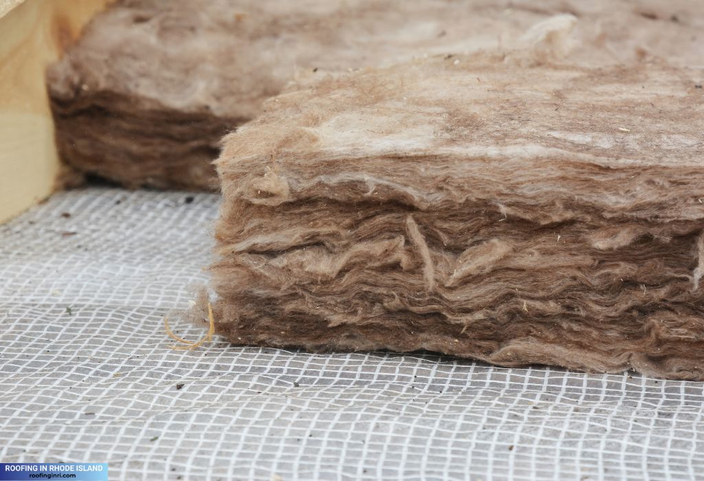 Insulation layers of mineral wool insulation