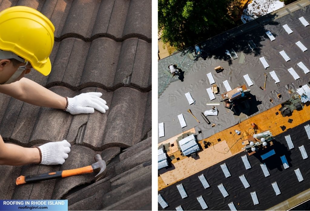 Roof repairs vs. Improvements, Roof repair vs. replacement