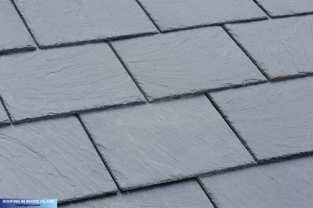 Slate roof tiles